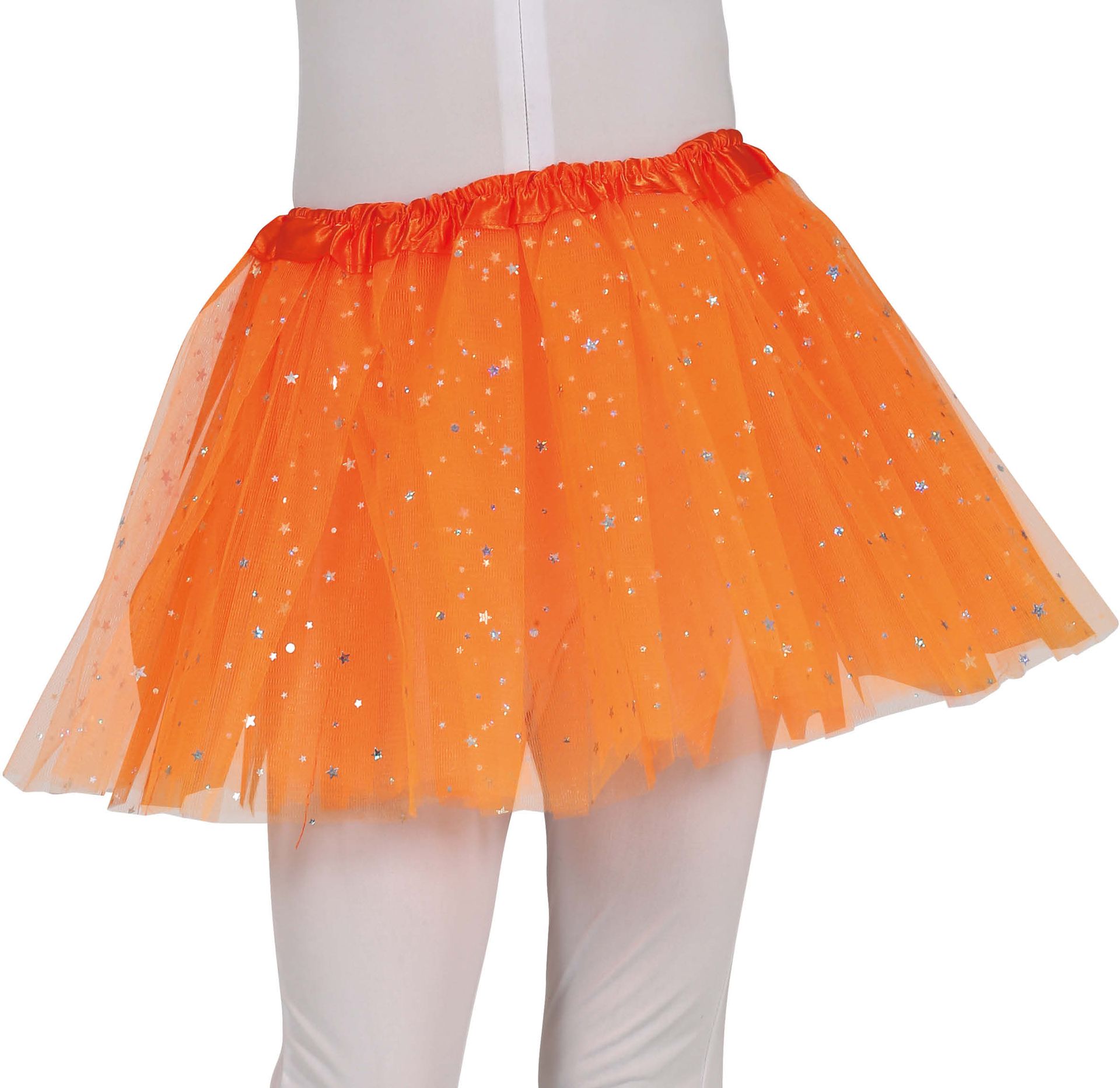 Meisjes Tutu Sterren Oranje 30cm