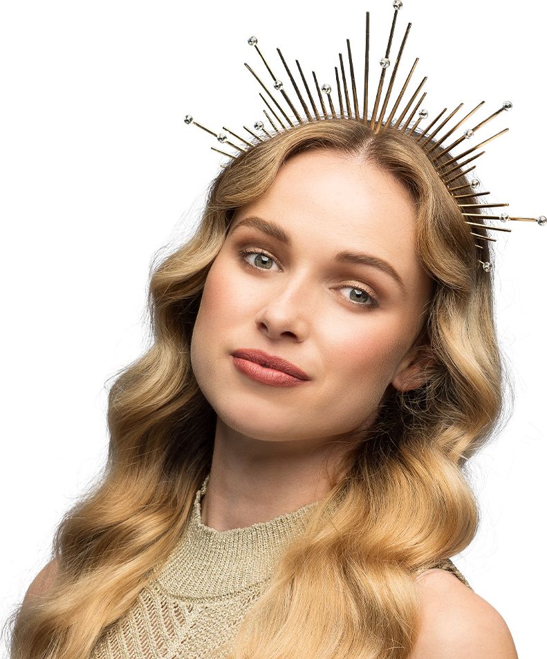 Metalen Halo Festival Kroon Dames