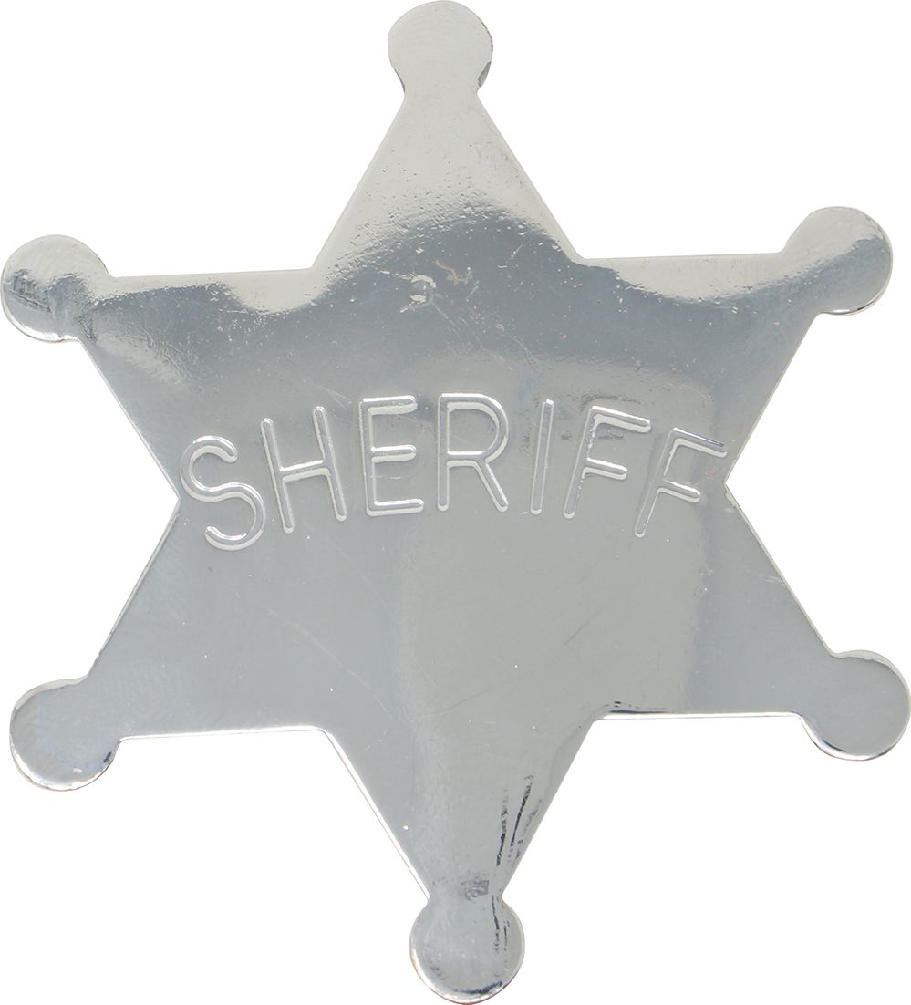 Metalen Sheriff Cowboy Badge