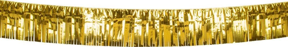 Metallic Franje Slinger Goud
