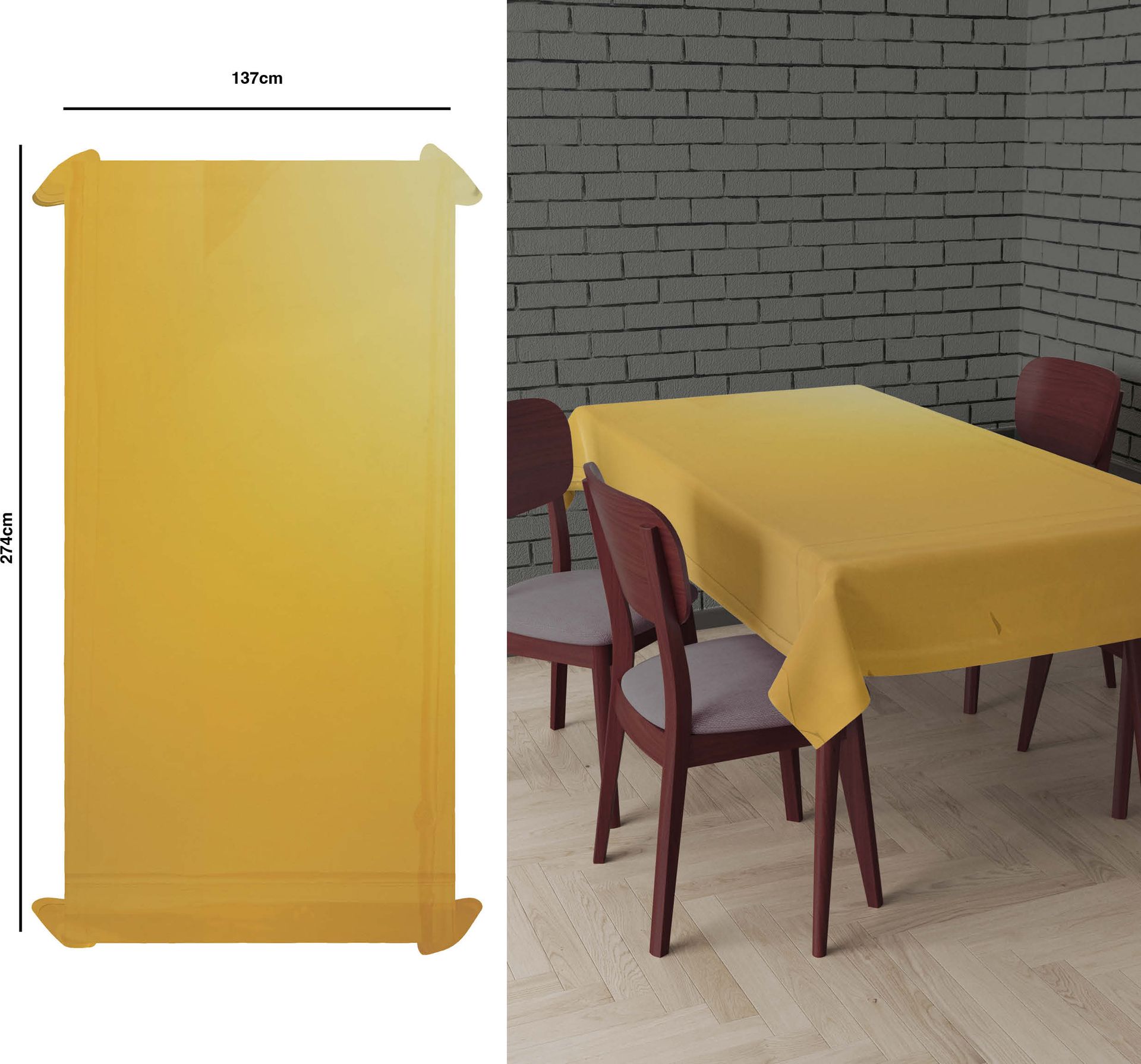 Metallic Gold Party Tafelkleed