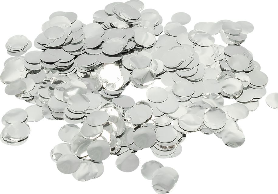 Metallic Zilveren Confetti 30G