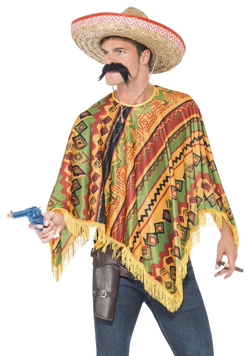 Mexicaans Poncho Kostuum