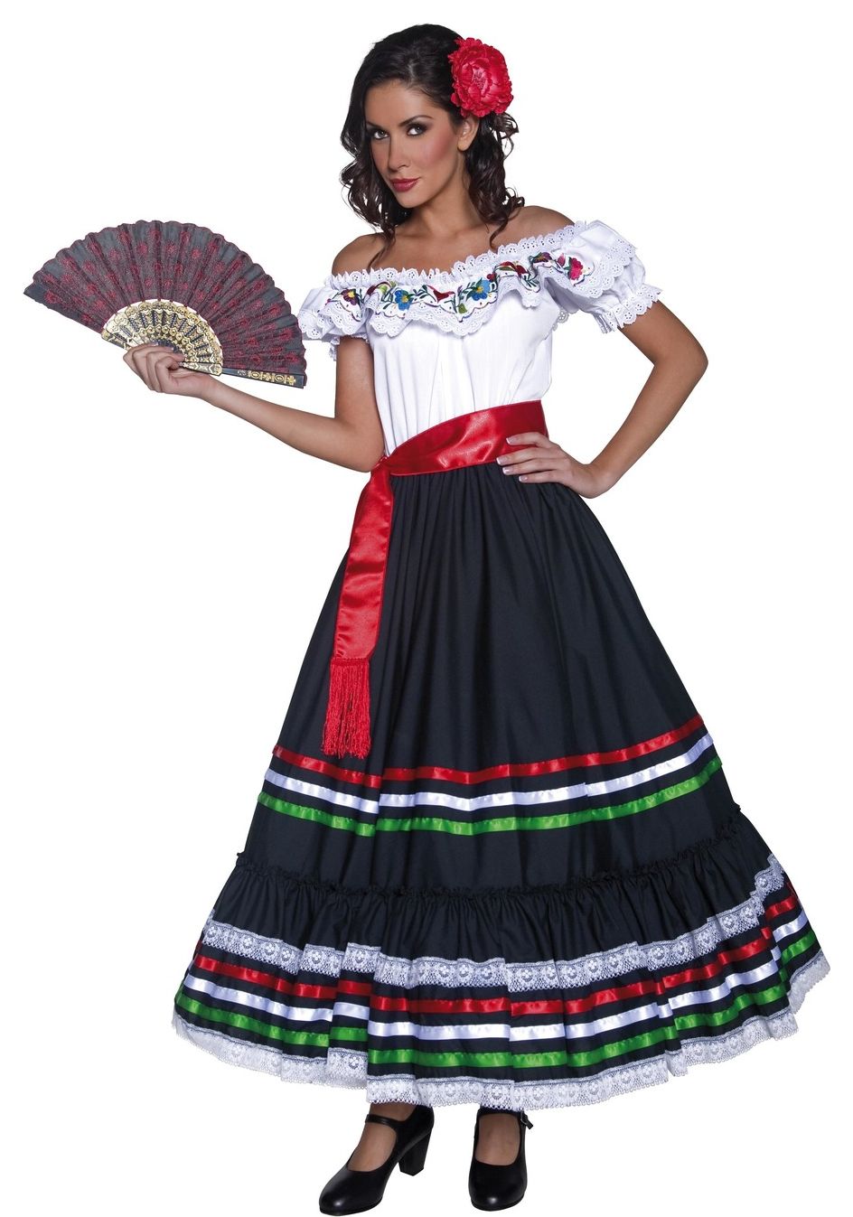Mexicaanse lange jurk
