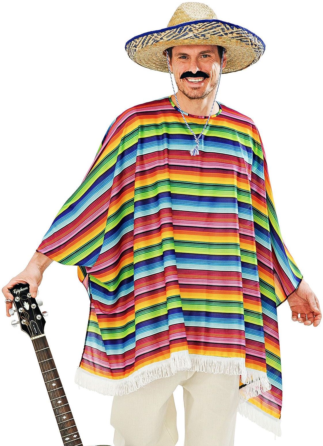 Mexicaanse Poncho set en Sombrero