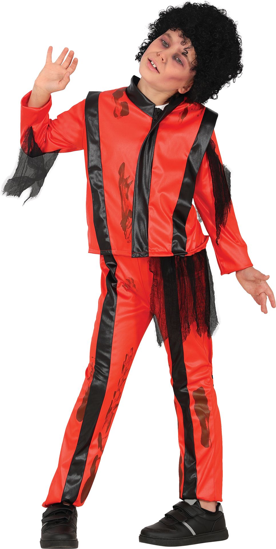 Michael Jackson Thriller Halloween Kostuum Kind Rood Zwart