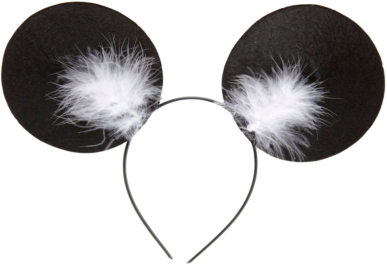 Mickey Mouse hoofdband met marabou