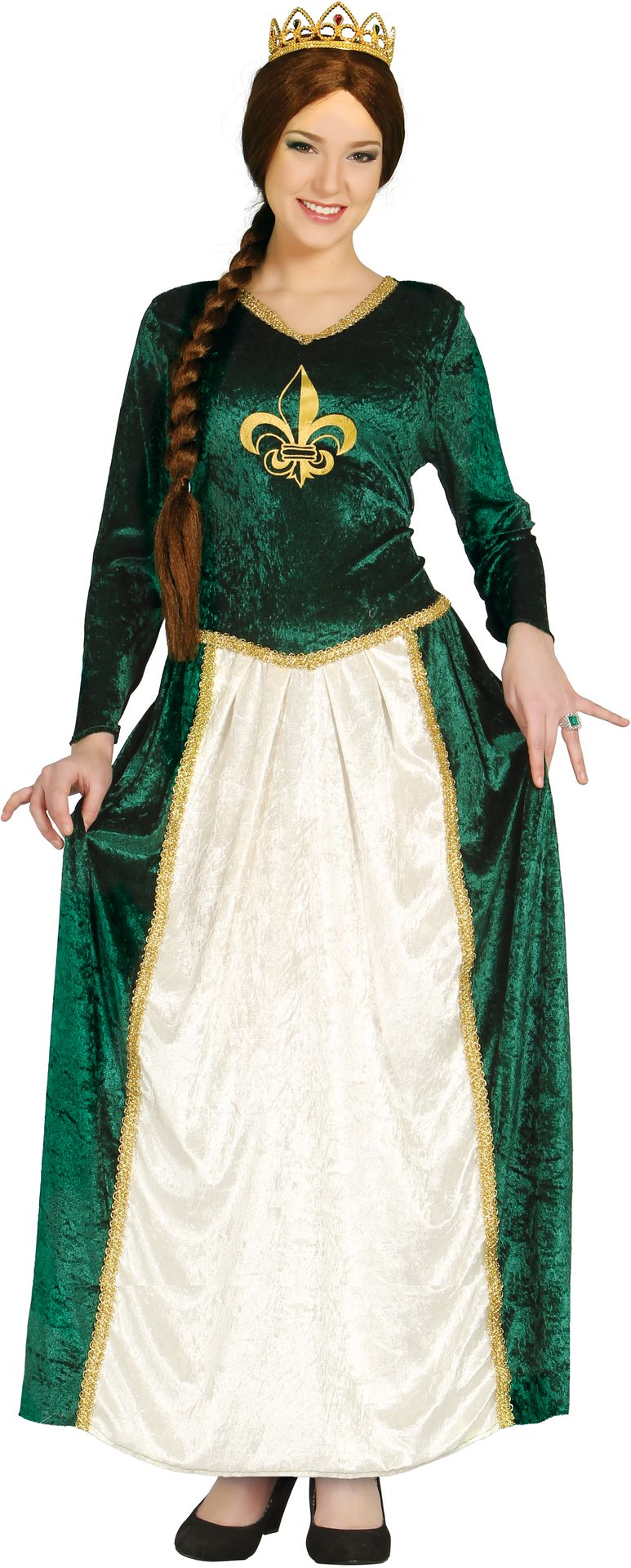 Middeleeuwen koningin jurk