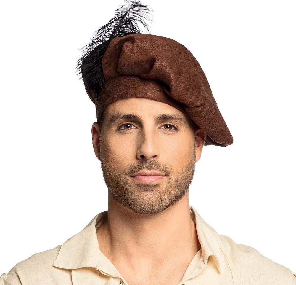 Middeleeuwse Baret Bruin