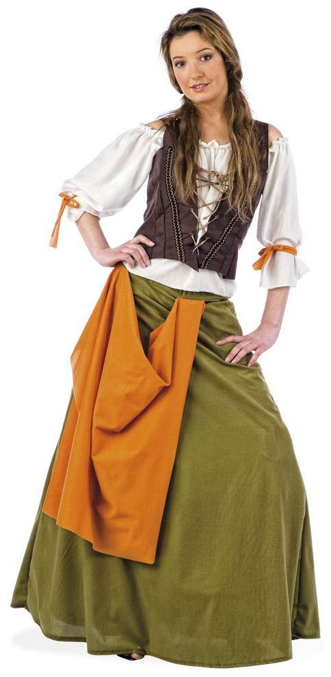 Middeleeuwse herbergiers jurk