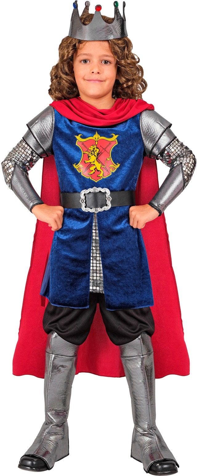 Middeleeuwse Koning Kostuum Blauw Jongens