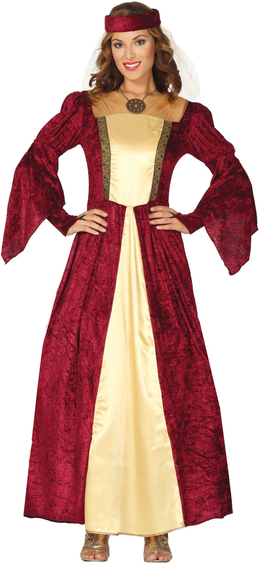 Middeleeuwse vrouw kostuum