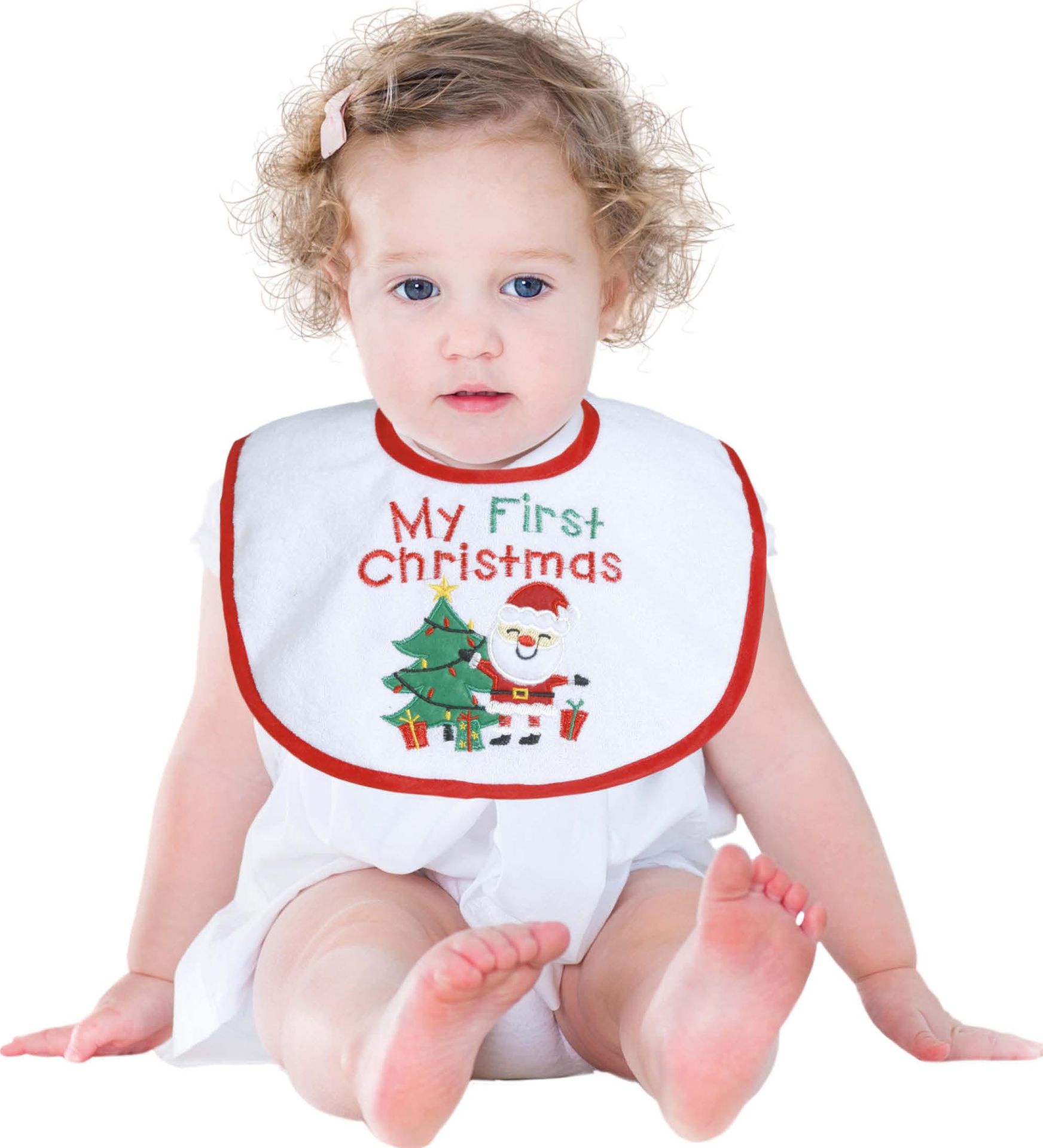 Mijn Eerste Kerst Baby Slabbetje