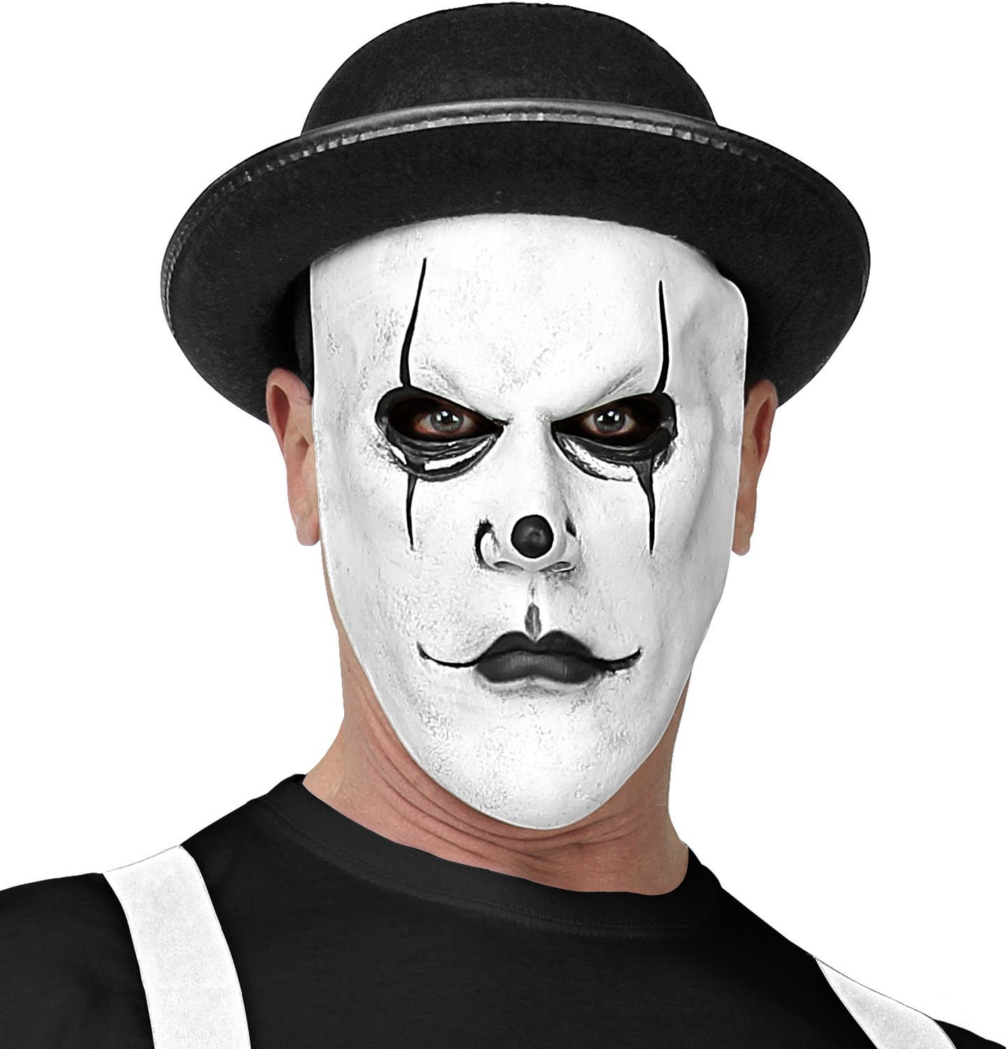 Mime Speler Masker Wit
