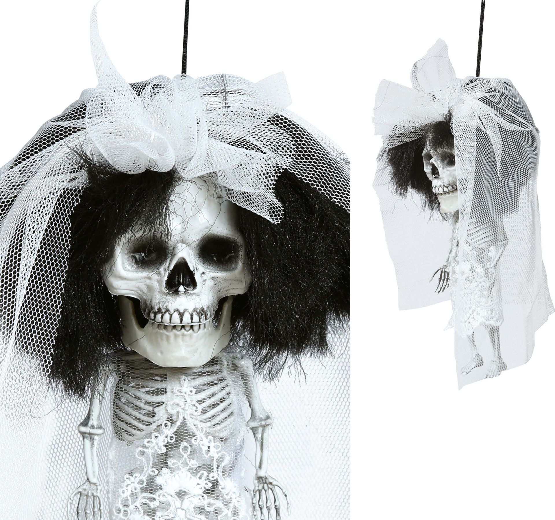 Mini Skelet Bruid Hang Decoratie