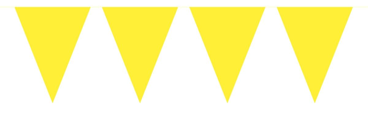 Mini Vlaggenlijn Geel 3 Meter