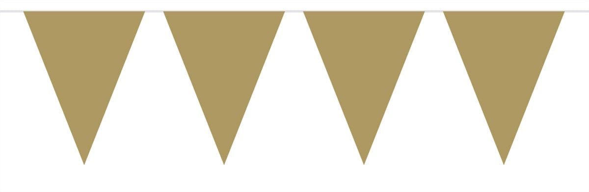 Mini Vlaggenlijn Goud 3 Meter