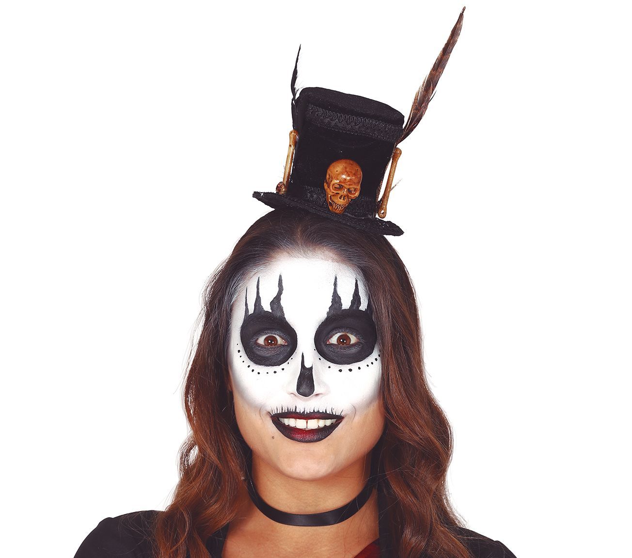 Mini Voodoo Hoedje met Veer