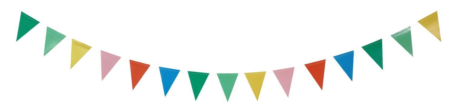 Minivlaggen Retro Meerkleurige Vlaggenlijn