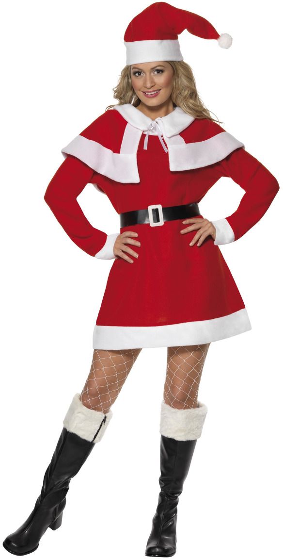 Miss Santa Outfit Rood
