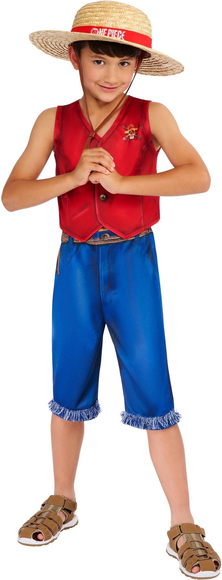 Monkey D. Luffy One Piece Kostuum Kind