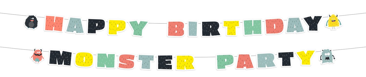 Monster Bash Letterslingers Happy Birthday