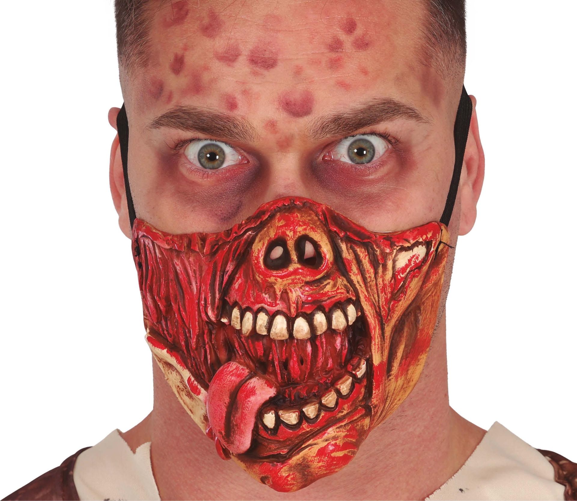 Monster met Tong Half Masker