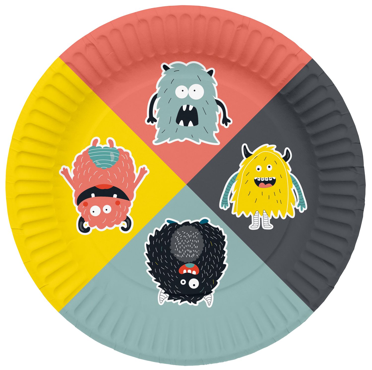 Monsters Kinderfeestje Bordjes 8 Stuks
