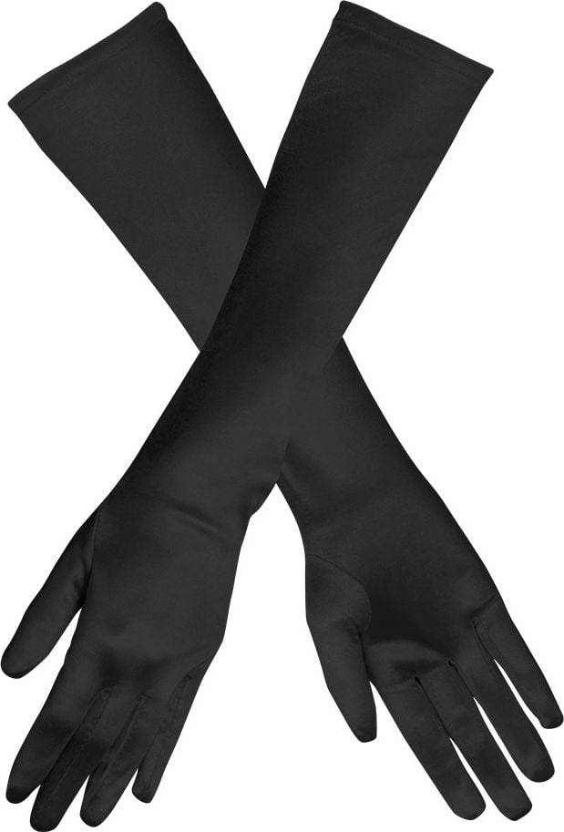 Monte Carlo lange handschoenen zwart
