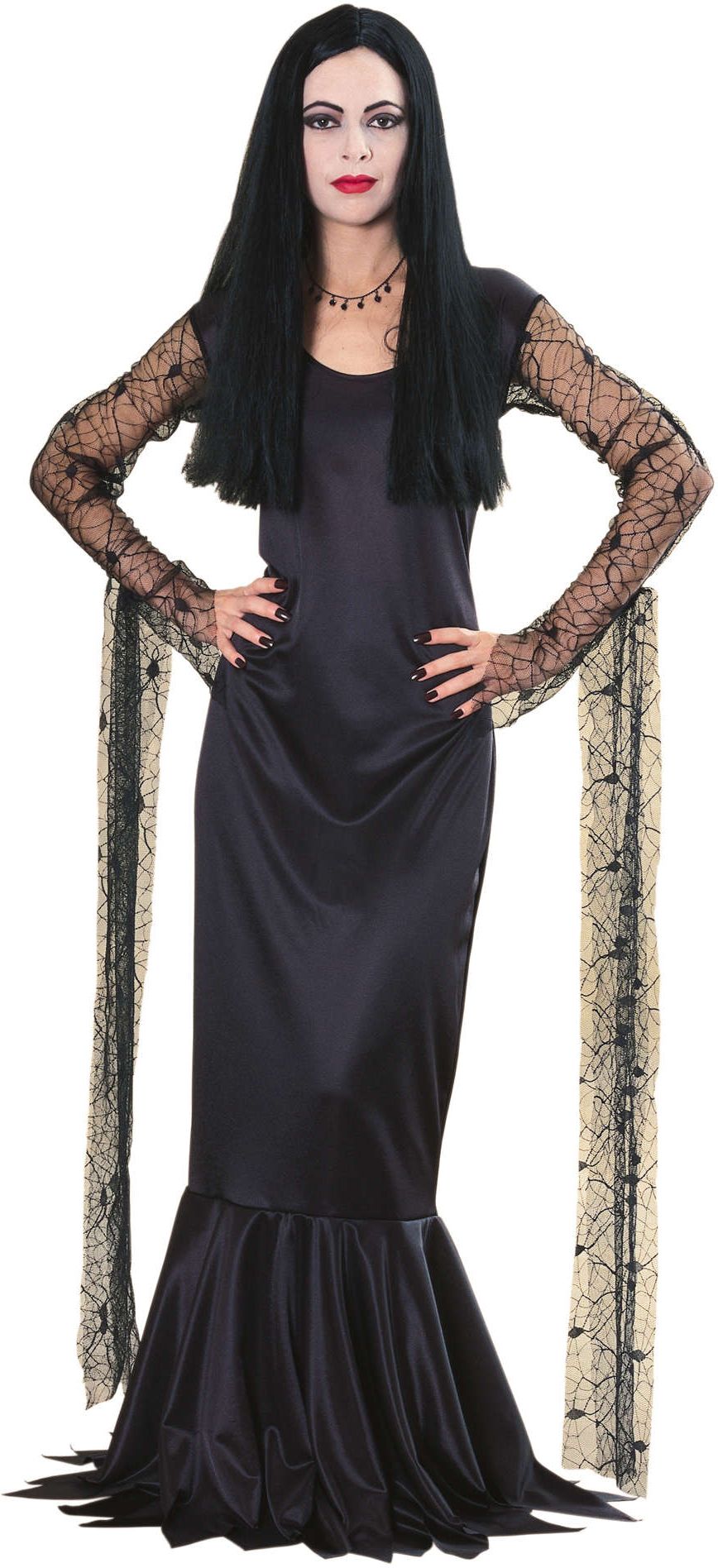 Morticia Addams Kostuum Dames Addams Family