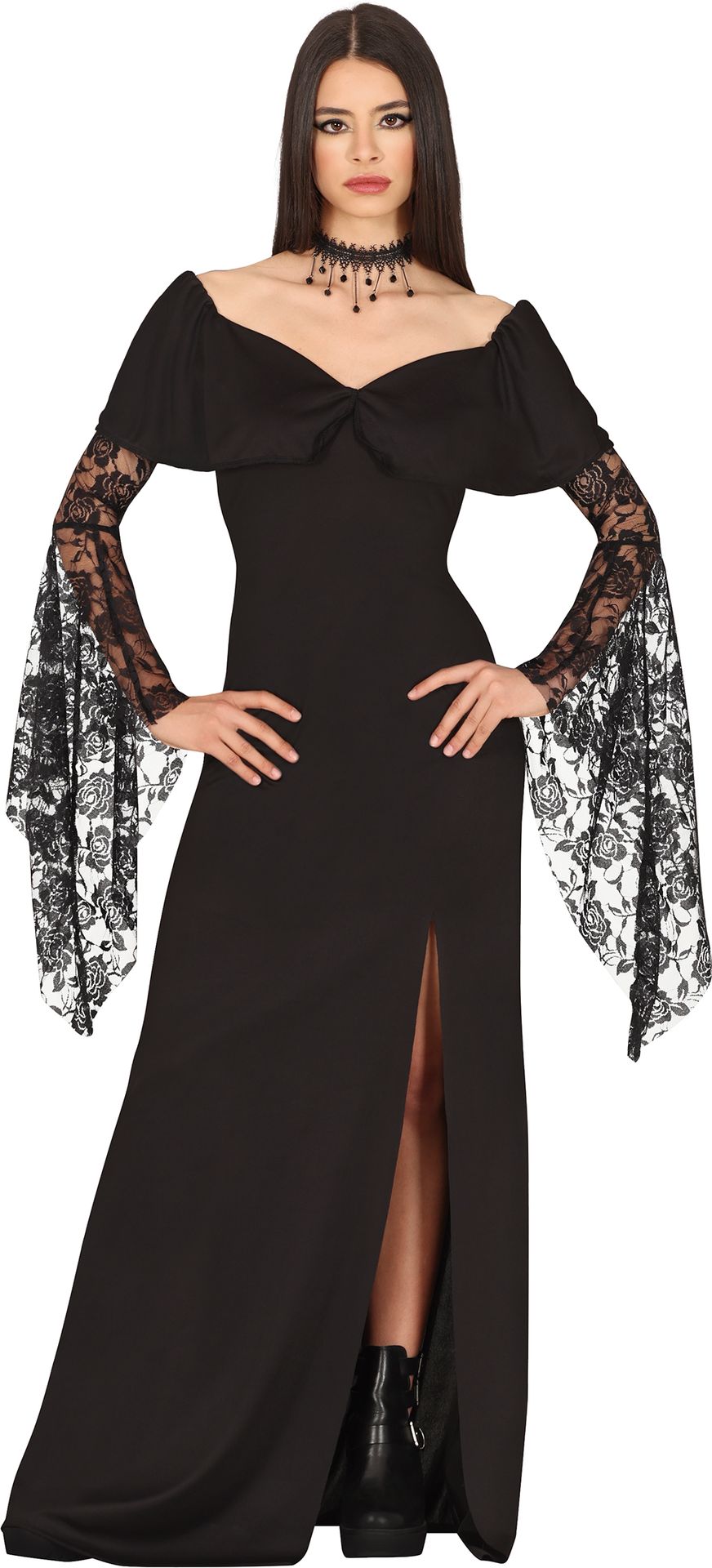 Mortisia Addams Jurk Meisjes 14-16 Jaar