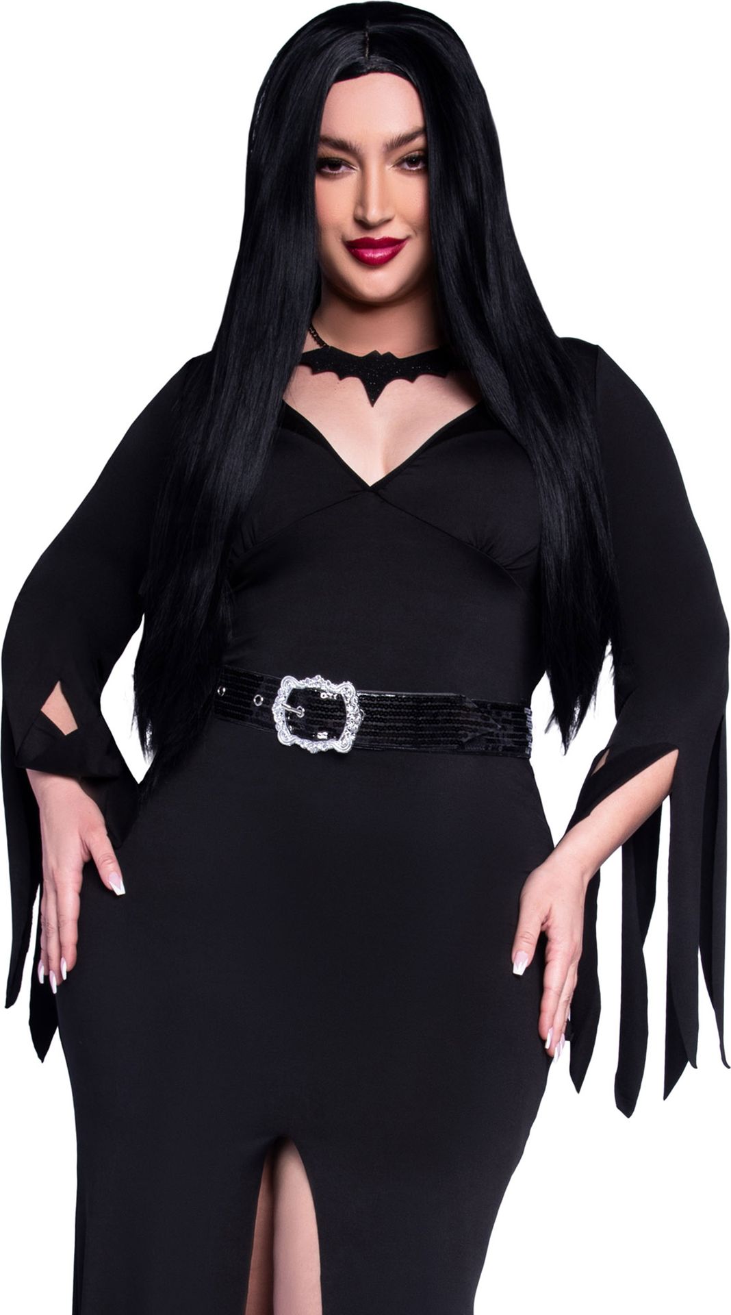 Mortisia Addams Jurk Plus Size