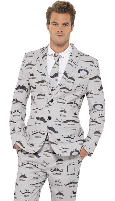 Mr. Moustache Kostuum