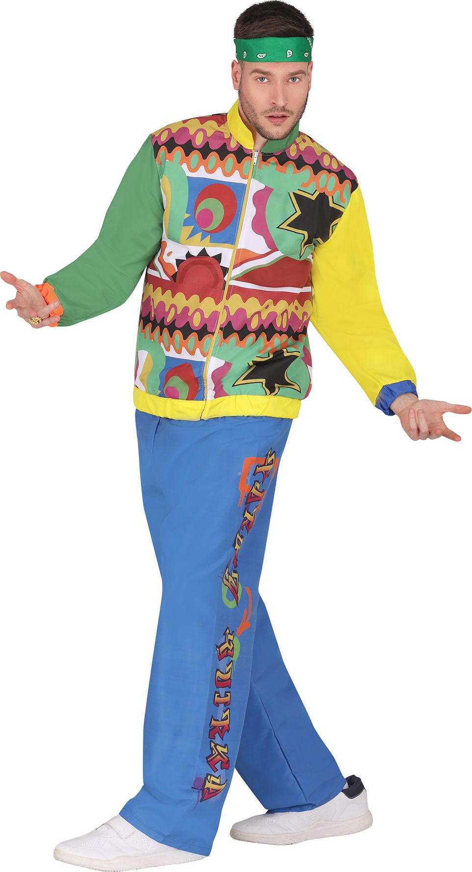 Multicolor 80's Trainingspak Heren