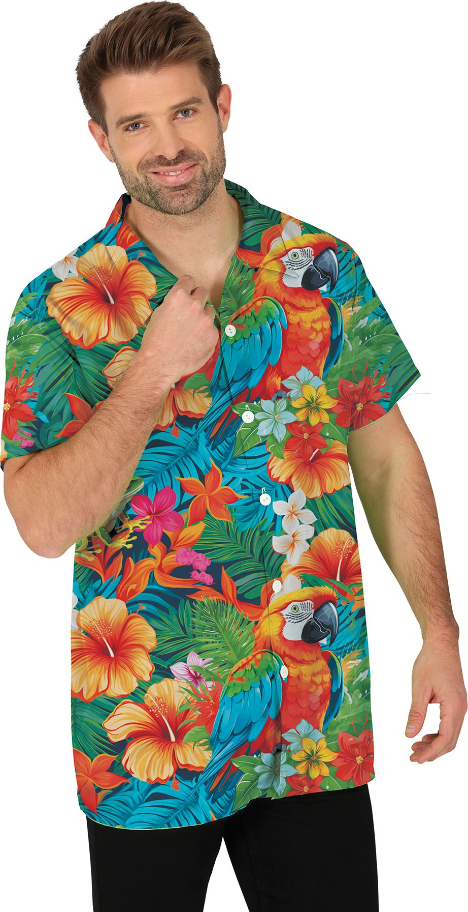 Multicolor Bloemen Hawaii Shirt