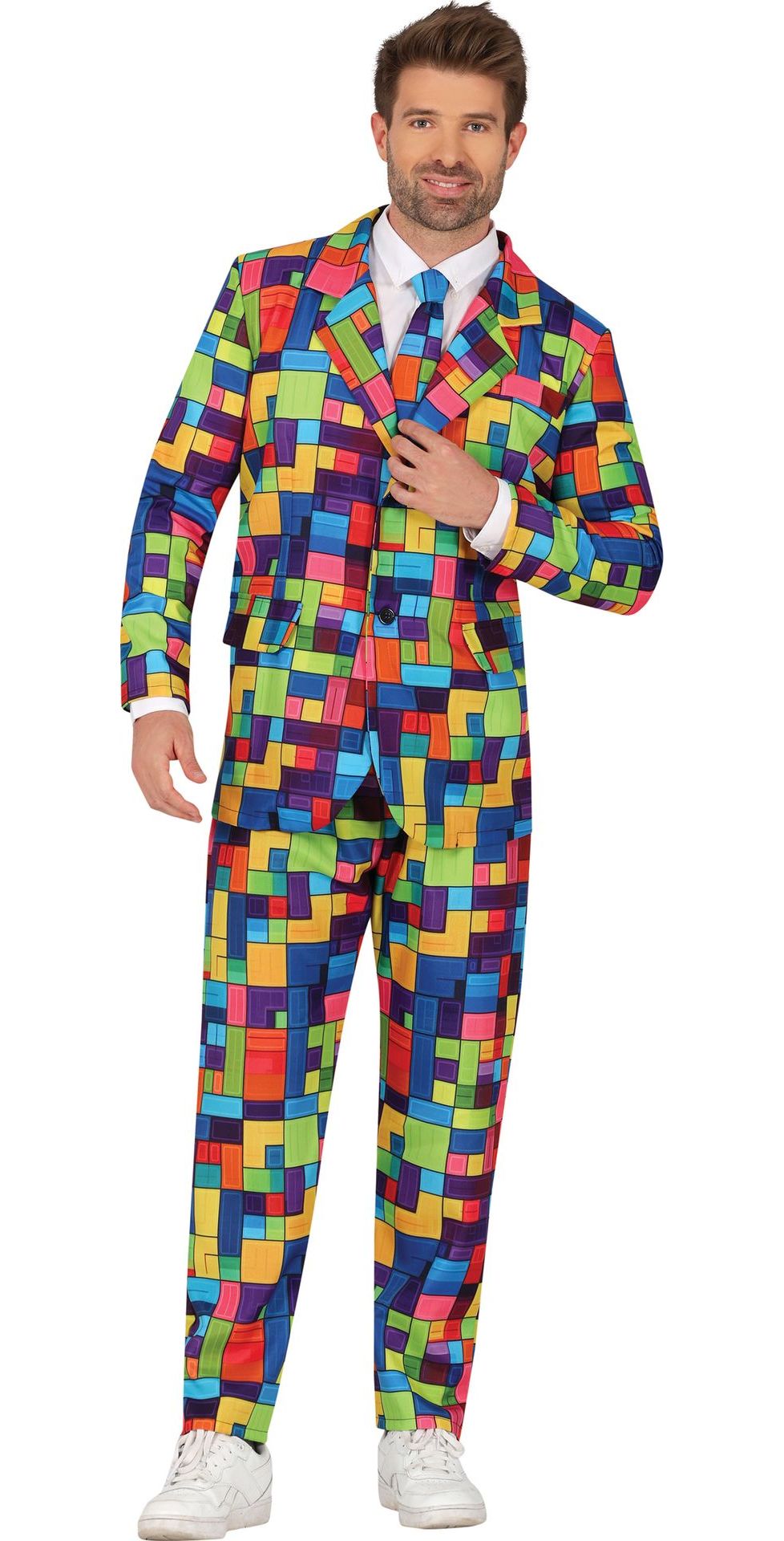 Multicolor Videogame Maatpak Volwassenen