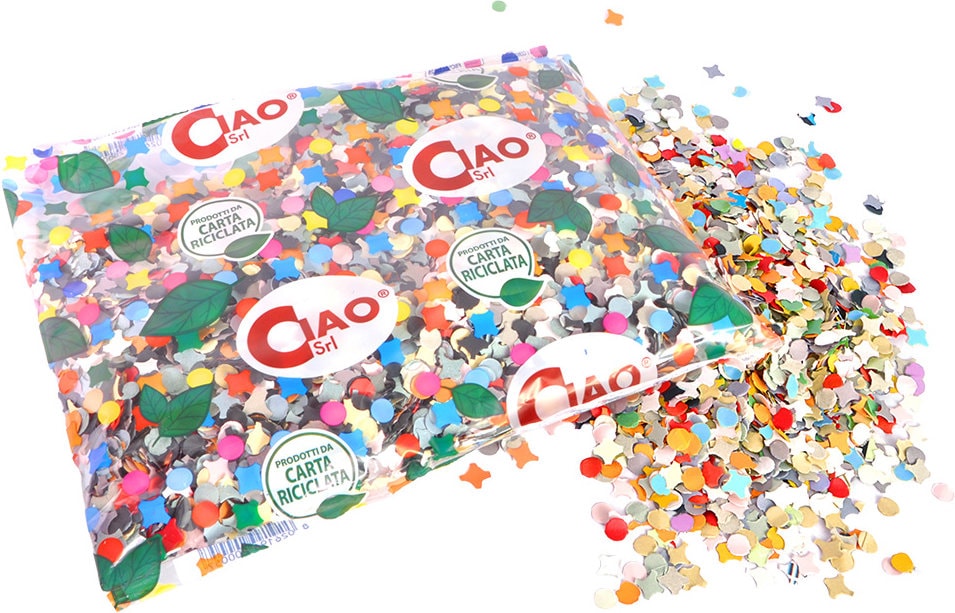 Multikleur Confetti Zak 200g