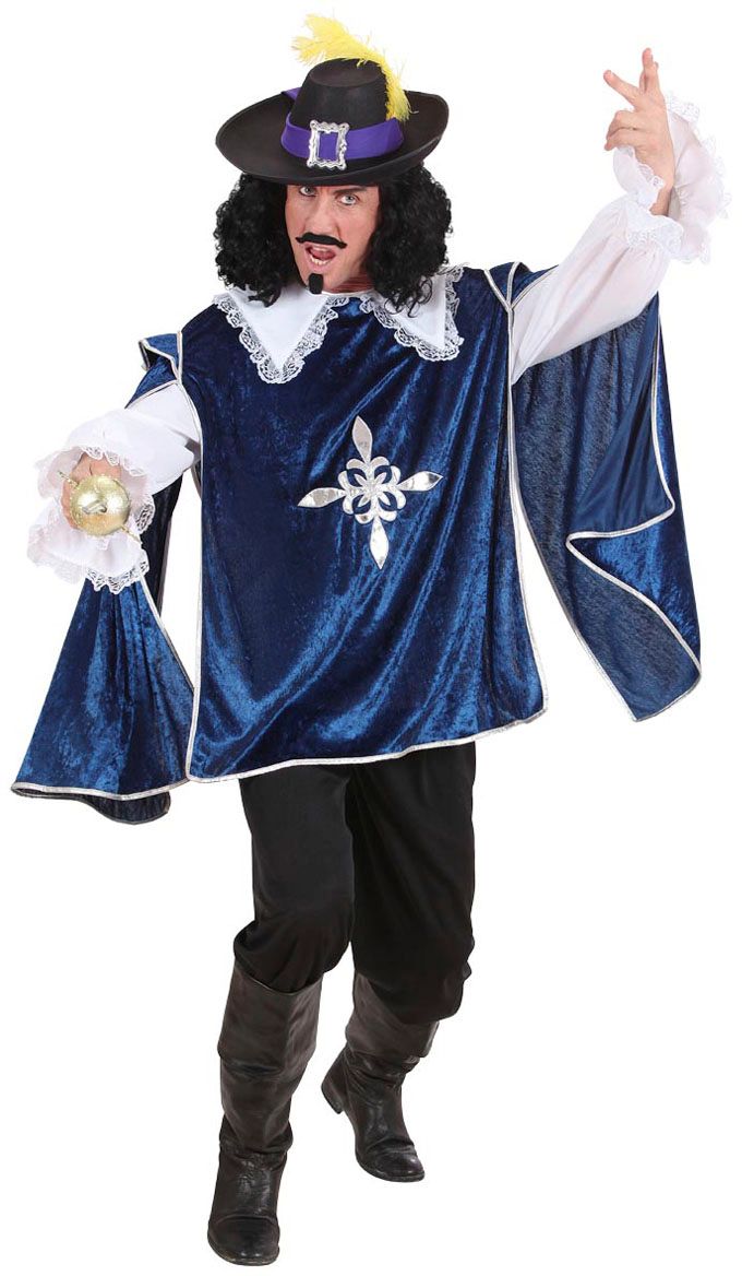 Musketier Blauw Kostuum