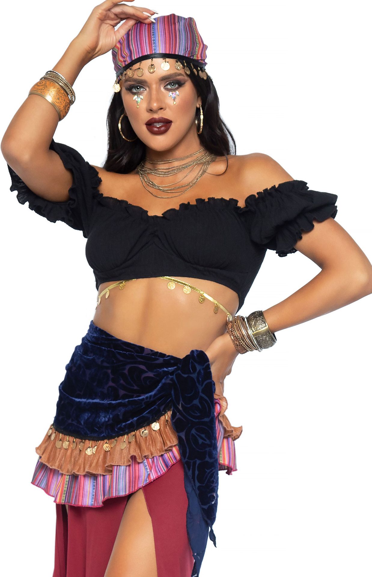 Mysterieuze Zigeunerin Kostuum Dames