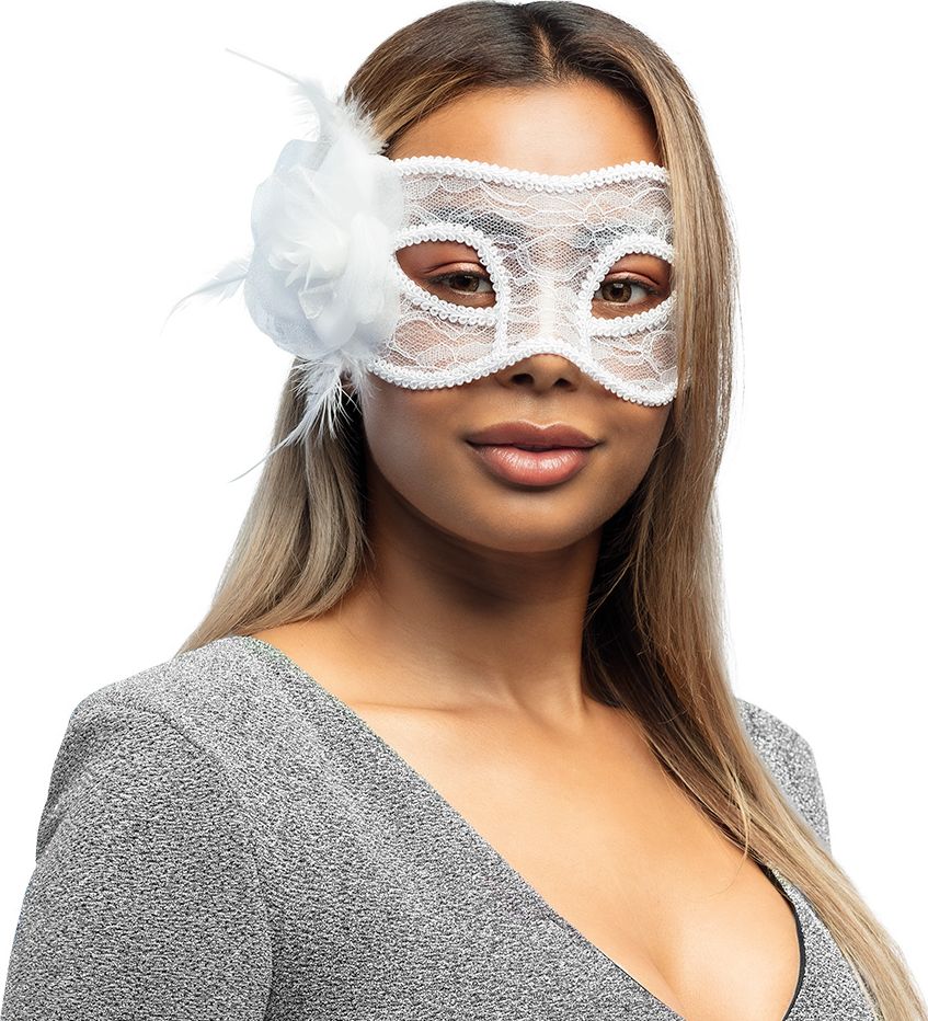 Mystique Oogmasker Wit Kant