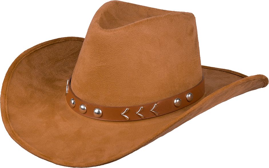 Nebraska cowboy hoed suede bruin