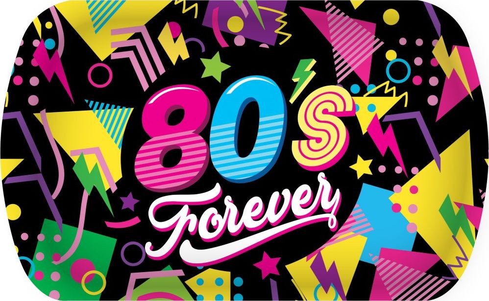 Neon 80's Forever Dienblad