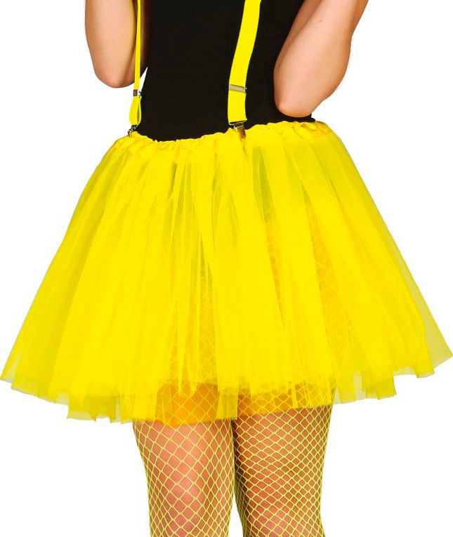 Neon Gele Dames Basic Tutu