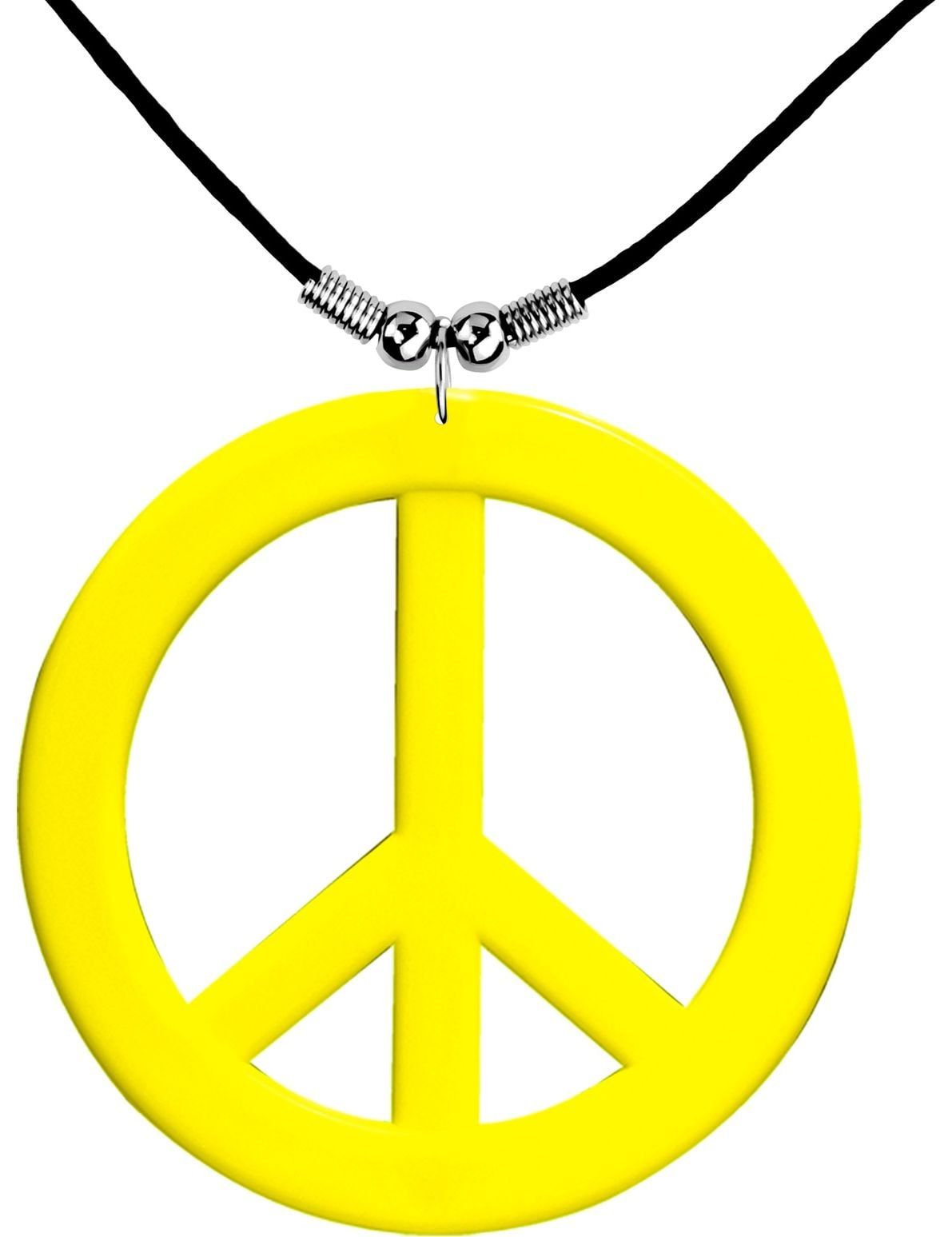 Neon Gele Hippie Ketting