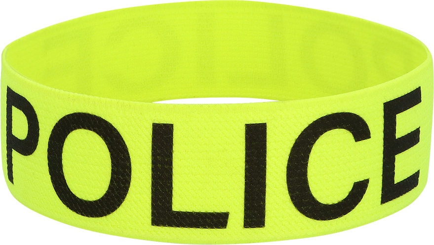 Neon Gele Politie Armband