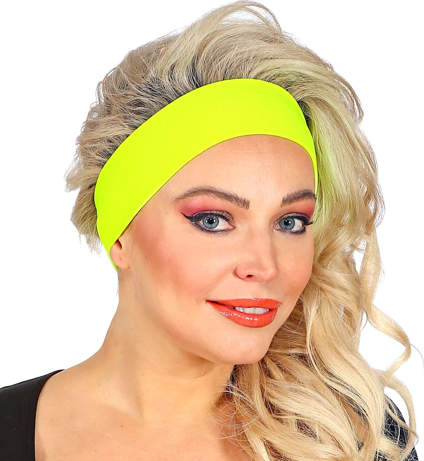 Neon Gele Retro Hoofdband