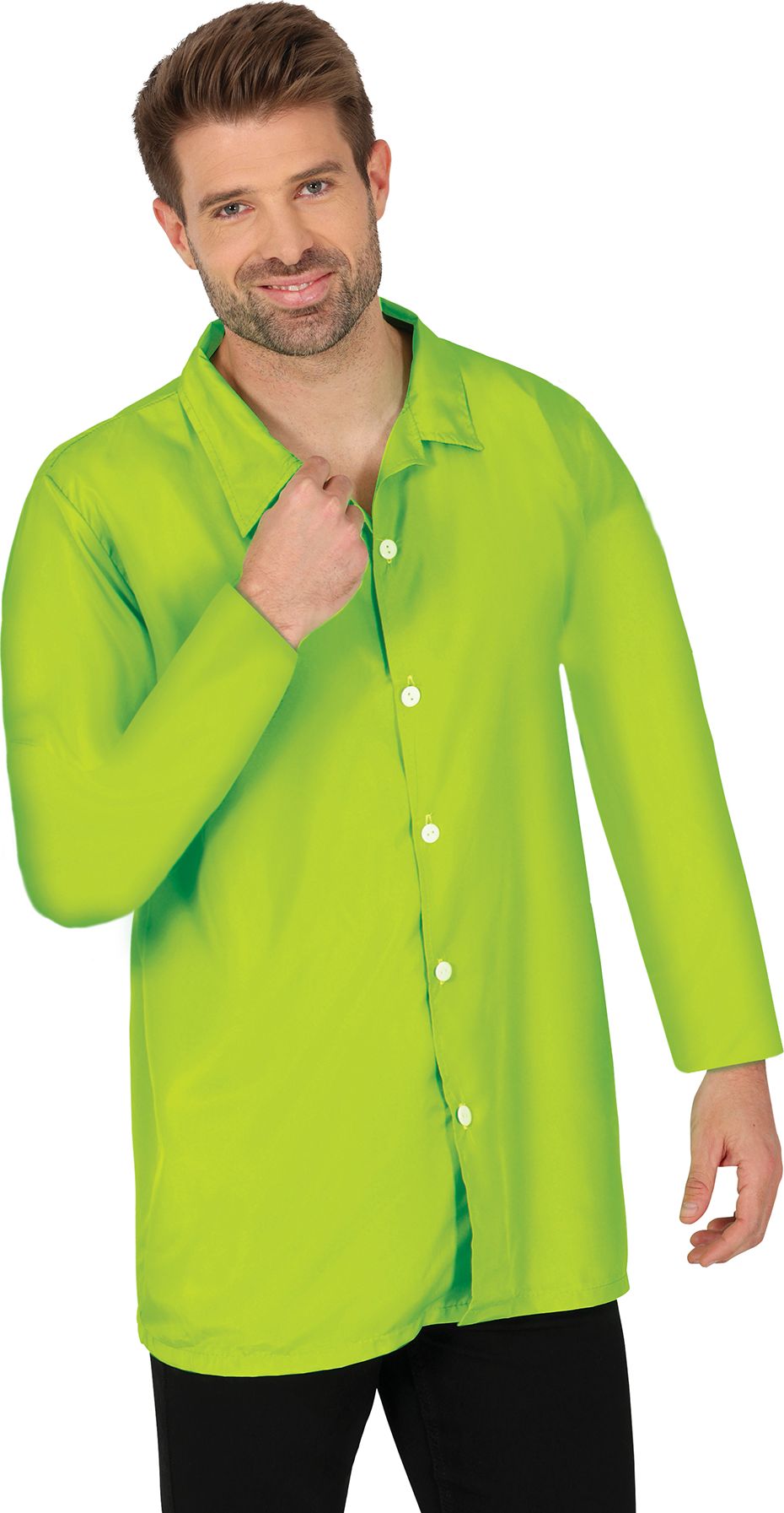Neon Groen 80's Blouse Volwassenen