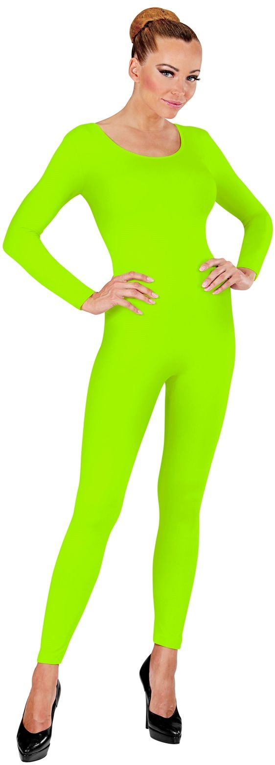 Neon groene bodysuit Carnavalskleding.nl