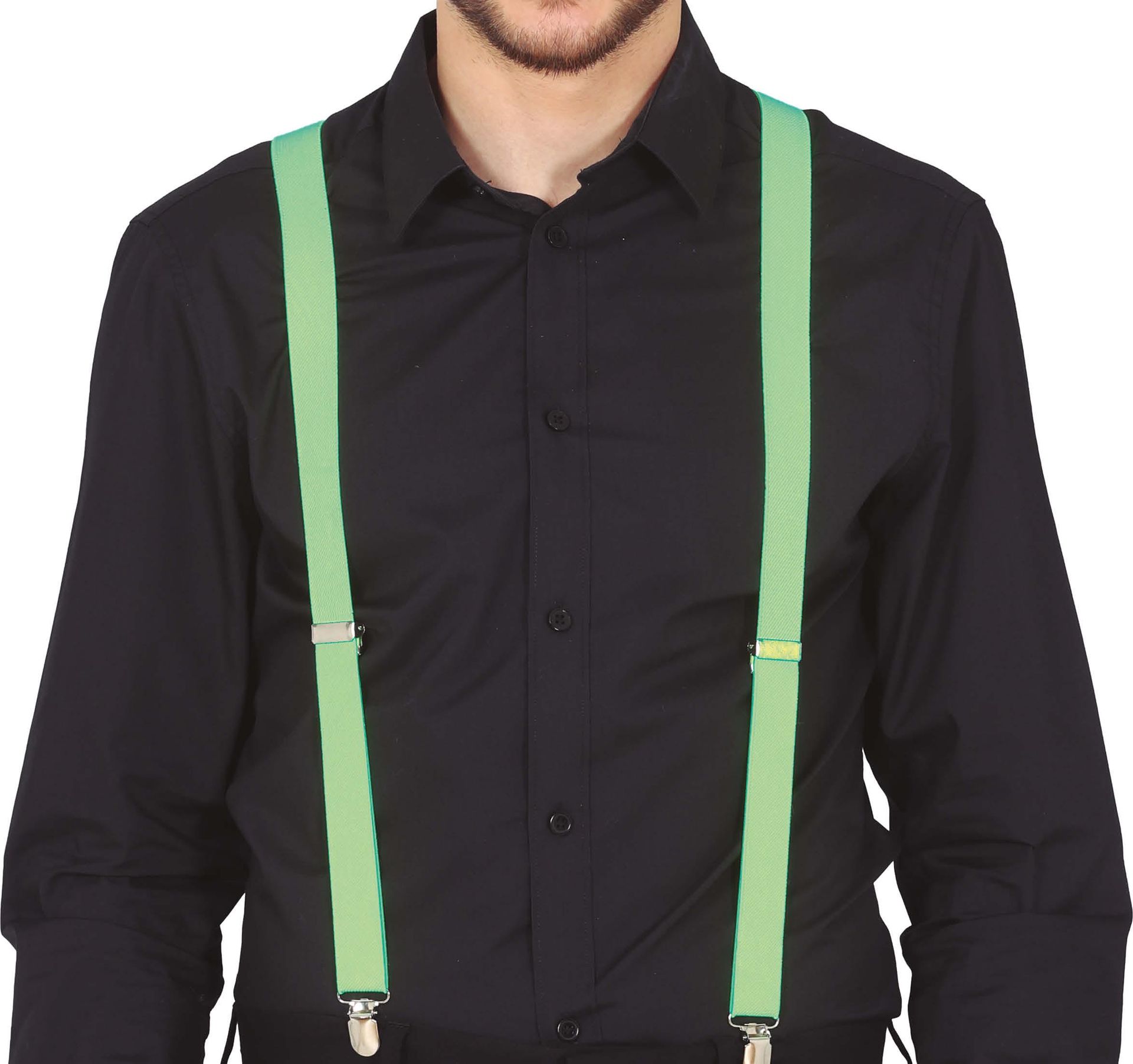 Neon Groene Bretels Budget