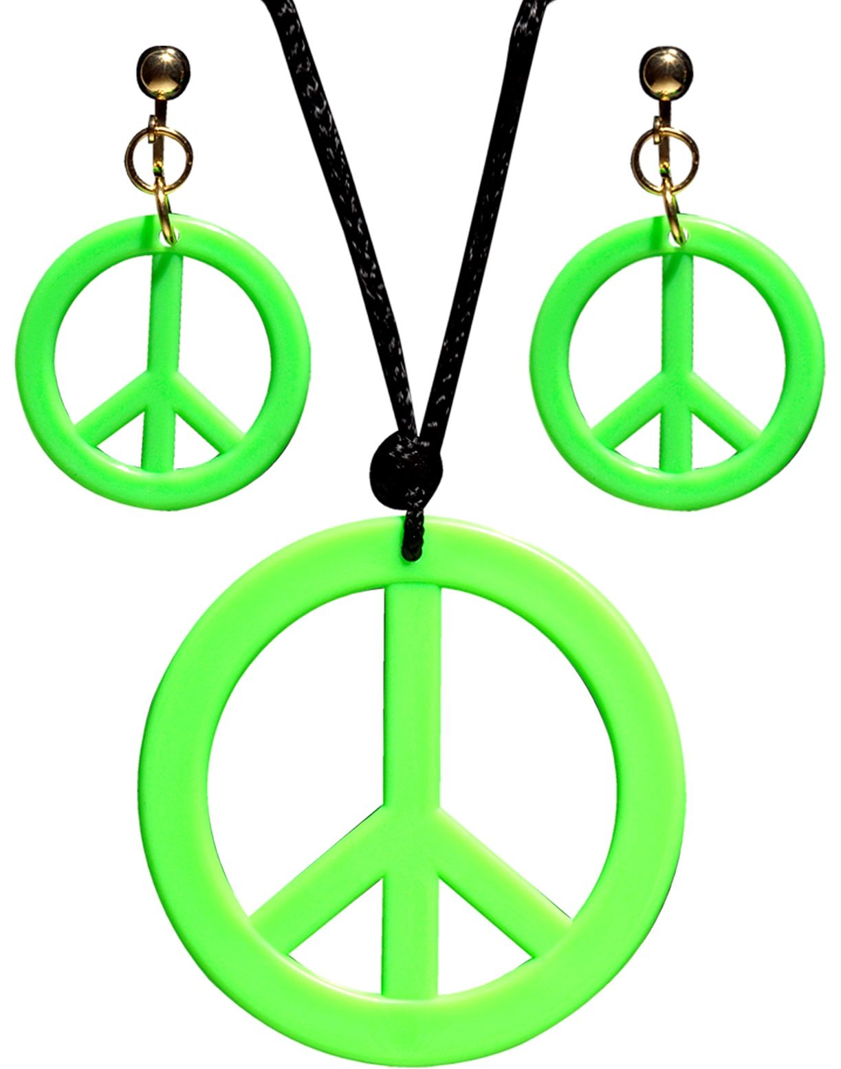Neon groene hippie juwelen